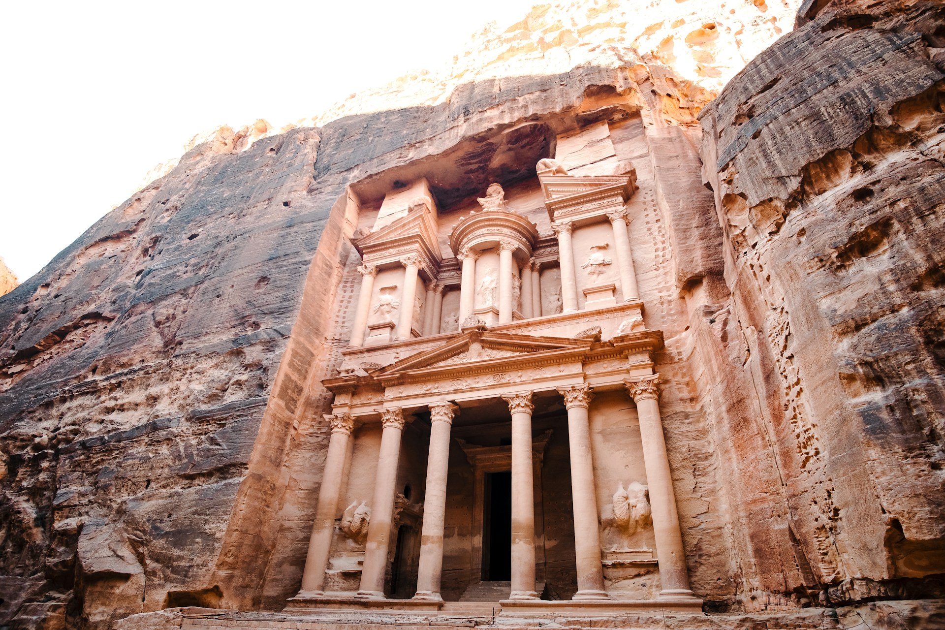 A gateway of Petra, Jordan