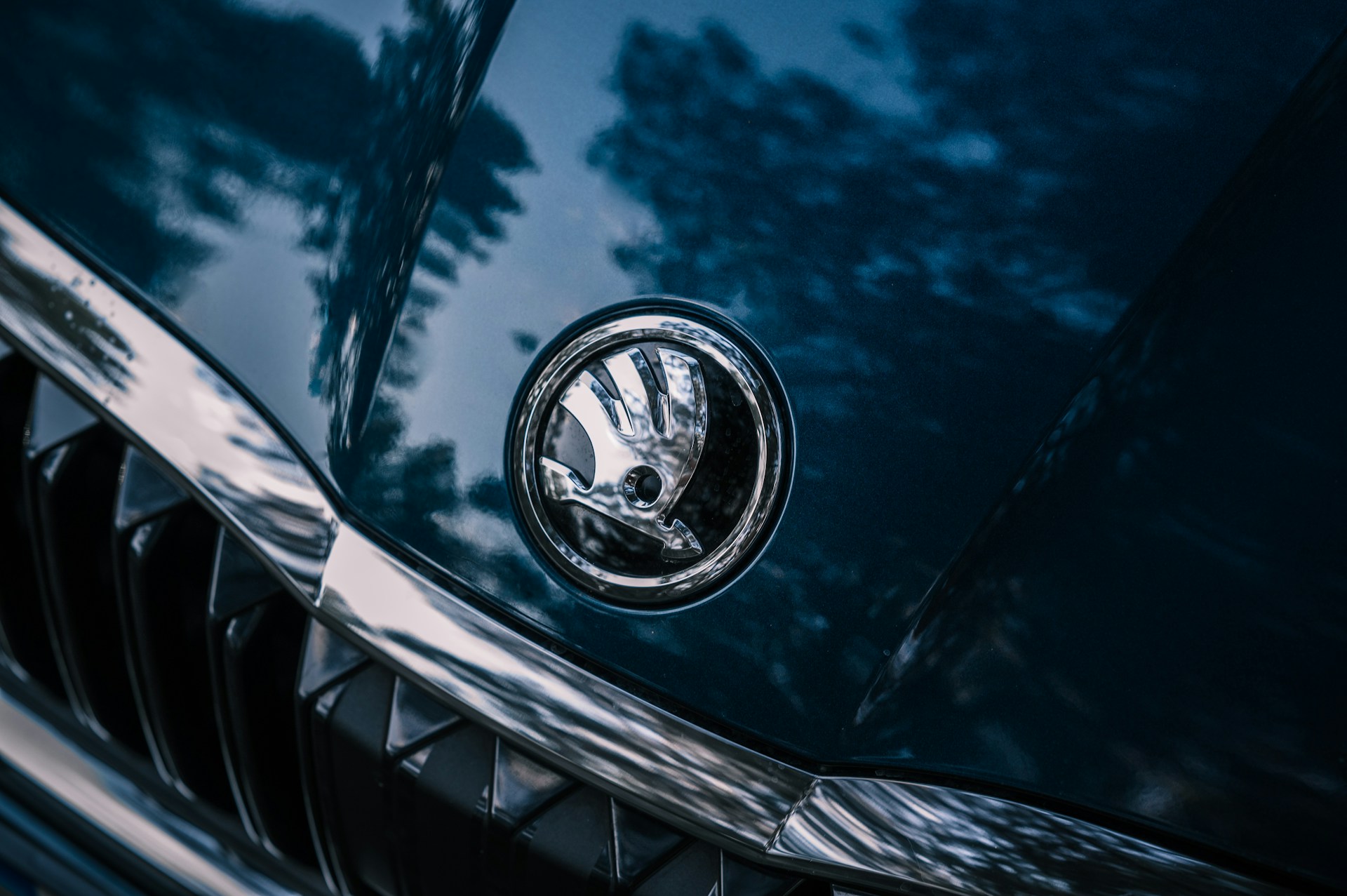 Shining Skoda logo